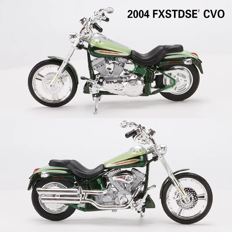 2004FXSTDSE CVO Maisto 1:18 Модель мотоцикла велосипед игрушка для Harley street 750 1980 FLT Тур Glide Road king специальный 1999 FLHR ROAD KING - Цвет: 2004FXSTDSE CVO