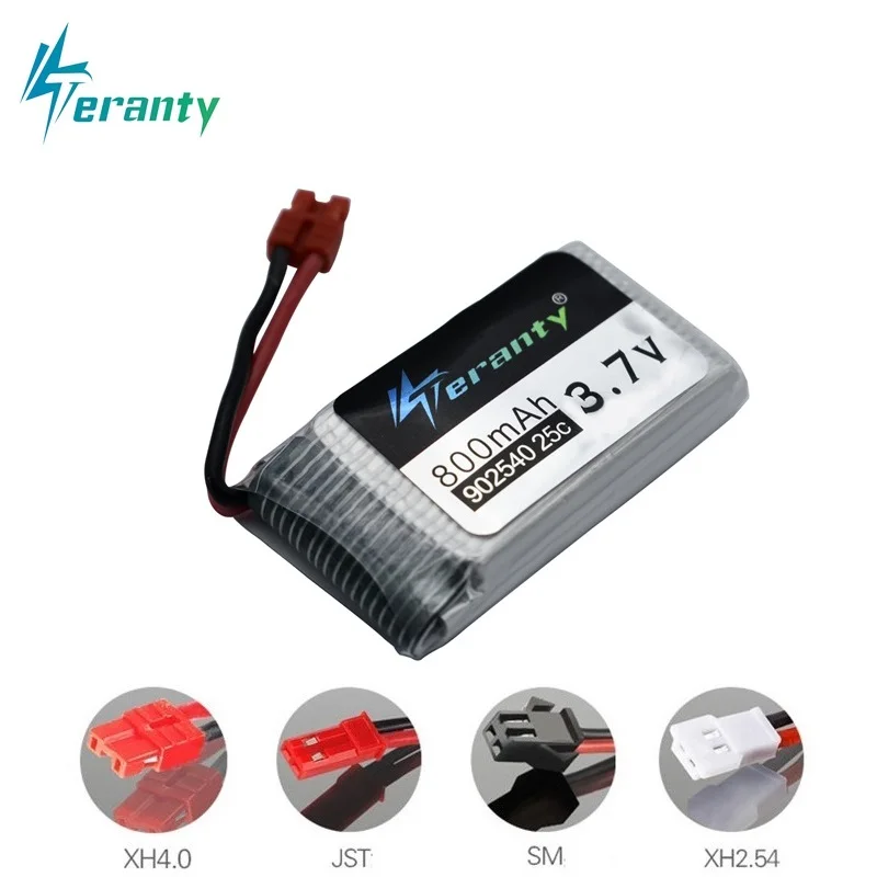 3 7 в 800 мАч 25c Lipo Батарея 902540 для Syma X5 X5C X5S X5SC X5SW TK M68 CX 30 K60 905 V931 Квадрокоптер с