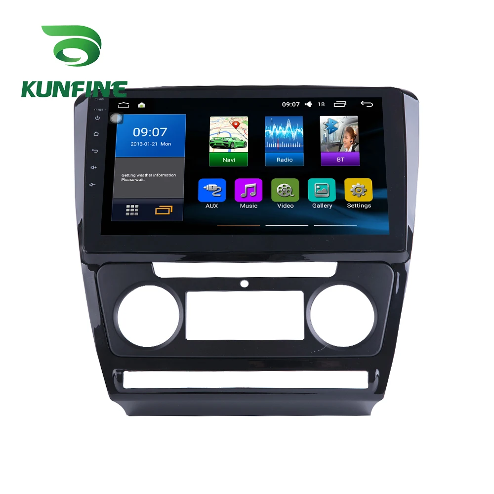 Восьмиядерный Android 10 0 автомобильный DVD GPS навигационный плеер Deckless стерео для Skoda