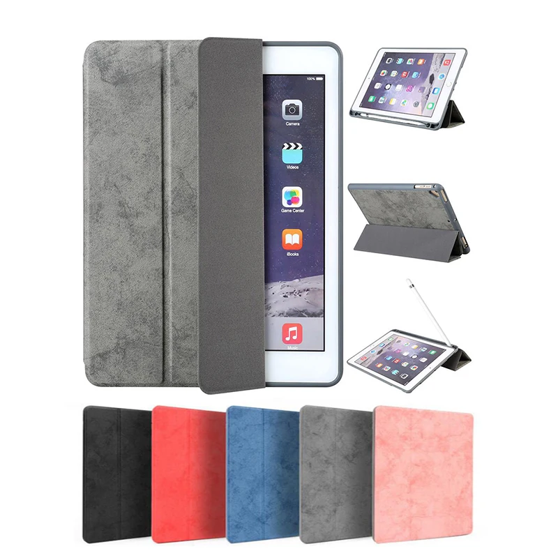 Чехол для iPad PRO 10 5 с держателем карандашом Магнитный чехол из искусственной кожи