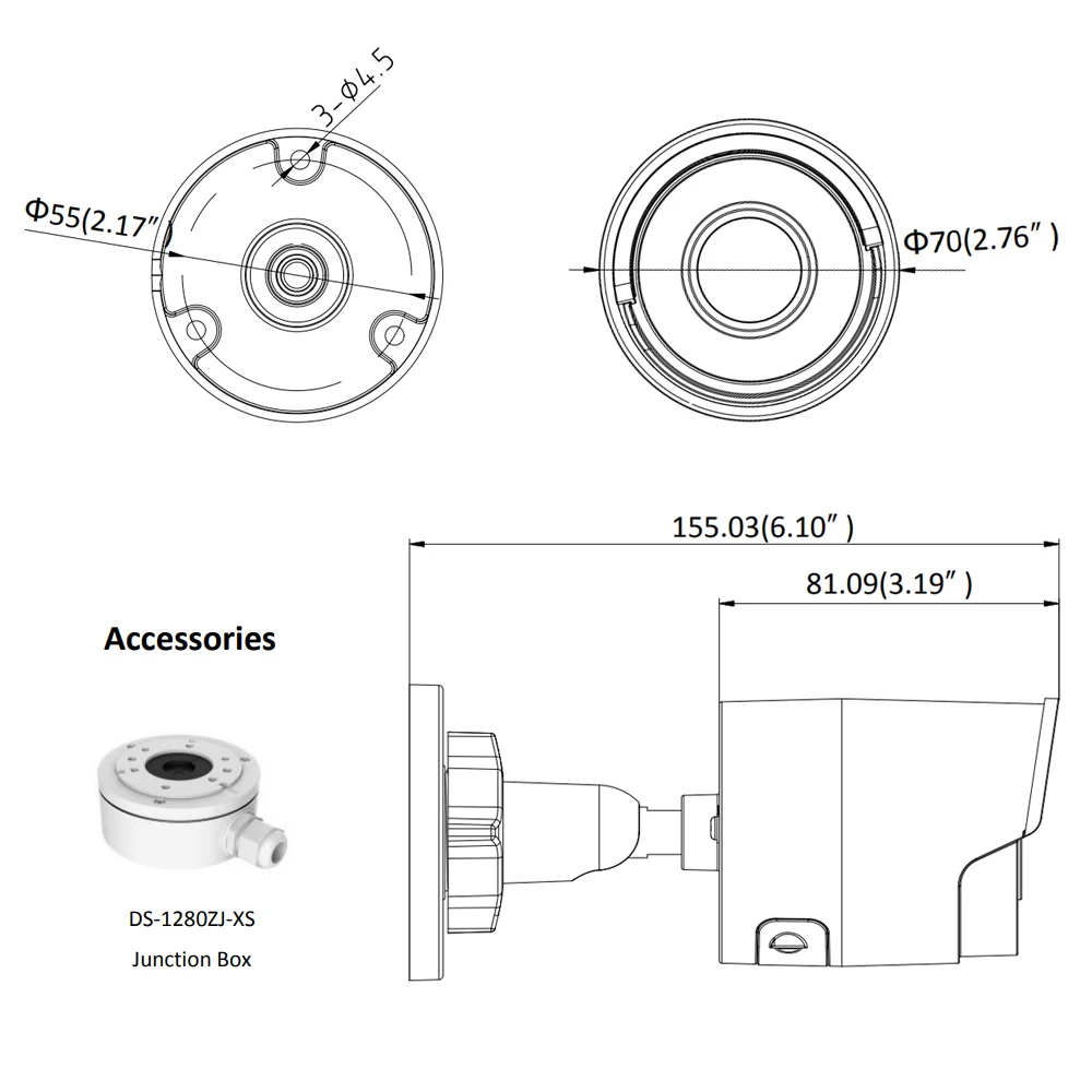 Hikvision ip камера от производителя оригинального оборудования DT085 I = DS 2CD2085FWD 8MP ИК