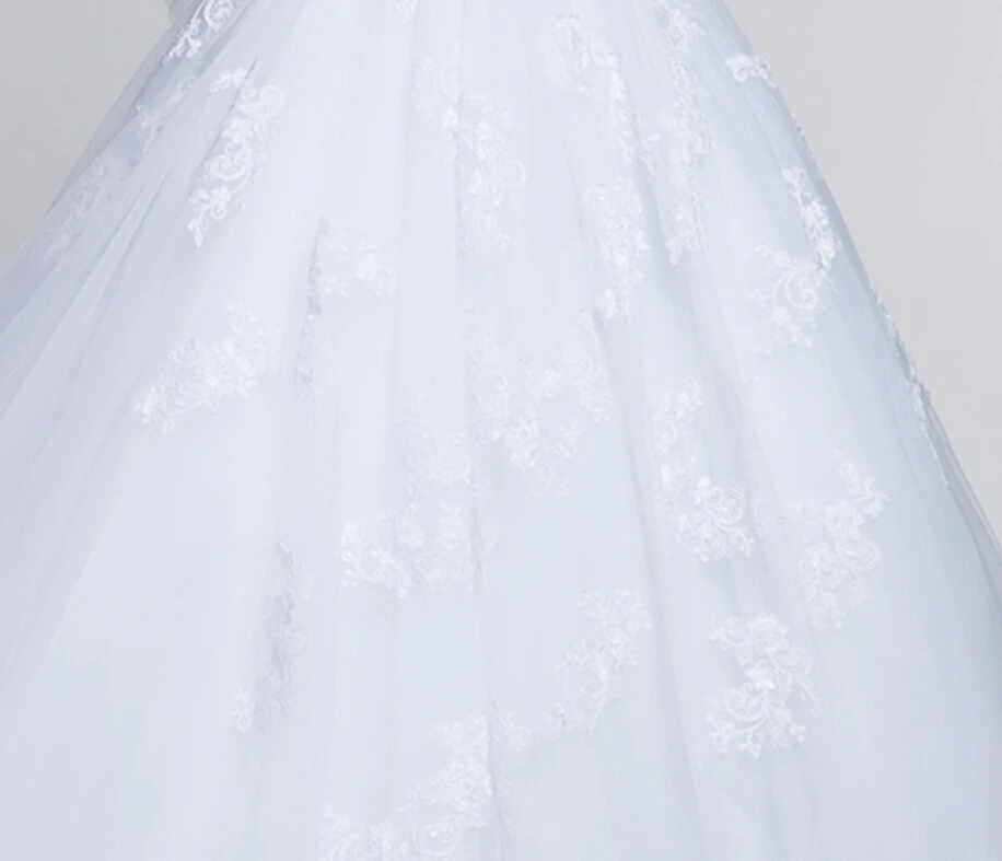 

Backless Vestido De Noiva Wedding Dresses Ball Gown Boat Neck Cap Sleeves Tulle Lace Boho Cheap Wedding Gown Bridal Dresses