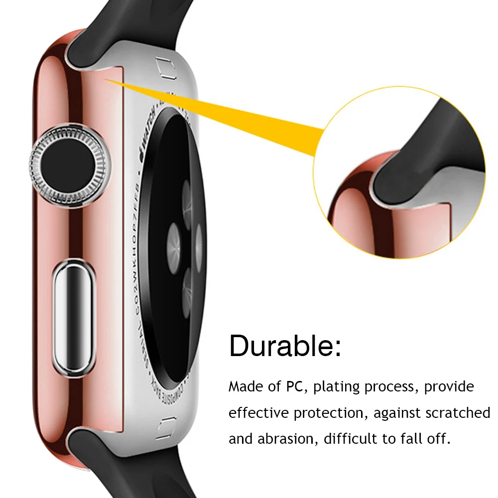Защитная пленка Gosear для экрана с полным покрытием чехол Apple Watch iWatch Series 1 38 мм 42