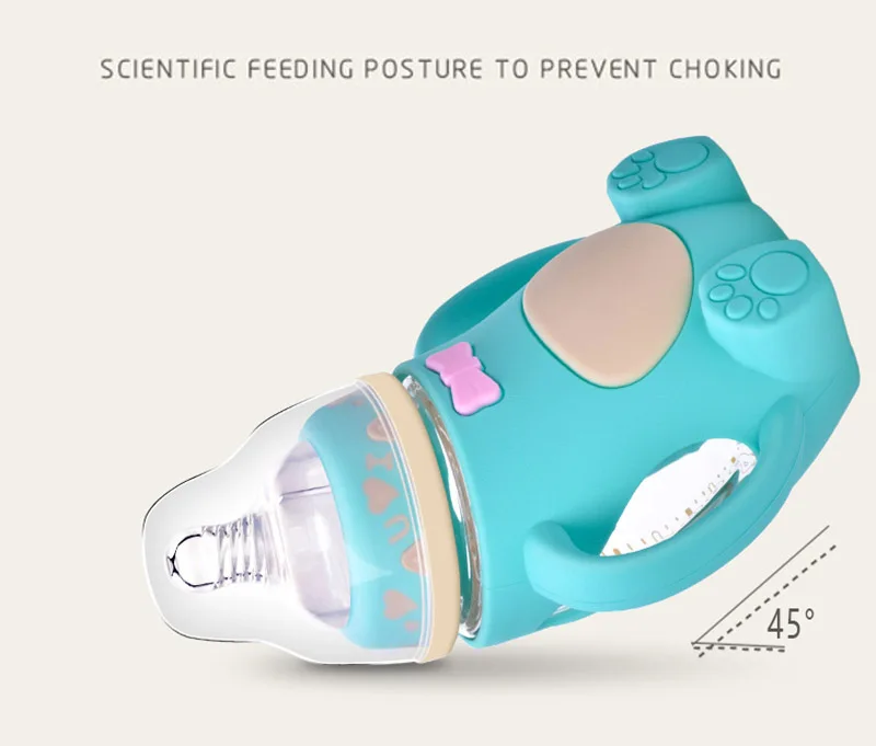 Бутылочка для молока 5 шт. комплект кормления Детская сока бутылка воды с