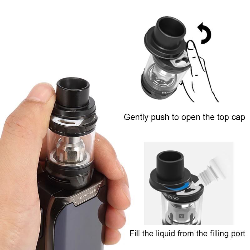 Оригинальный Vaporesso Revenger Kit электронная сигарета Vape E-Cig с 220 Вт несколькими