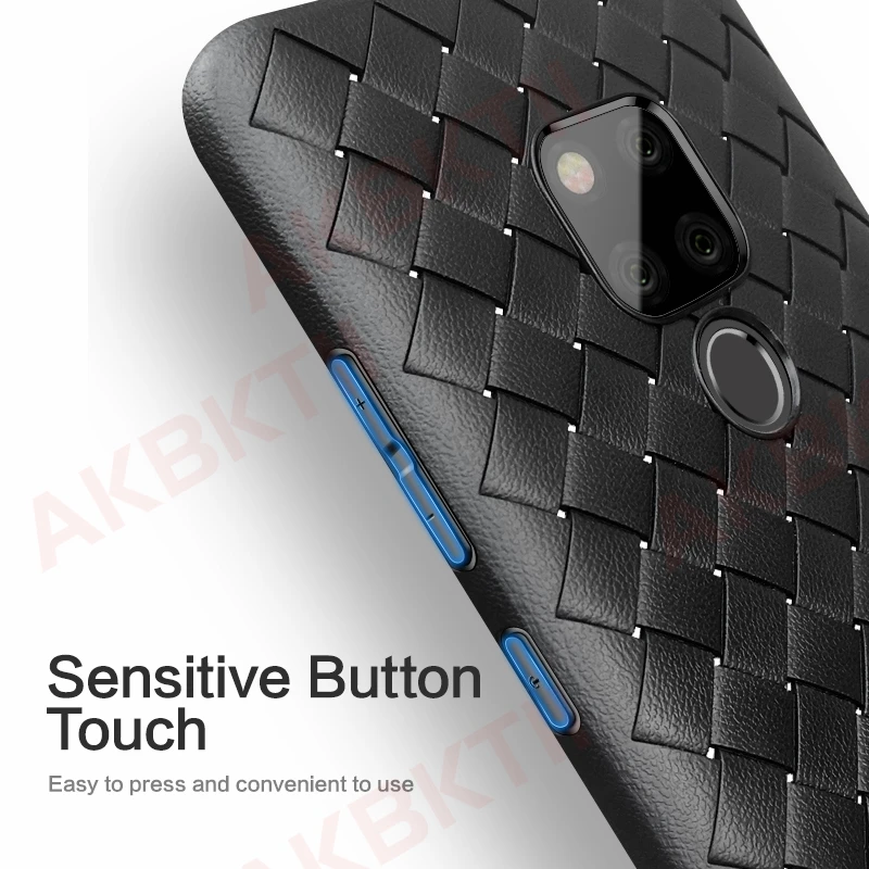 AKBKTII для huawei mate 20 Lite чехол Роскошный BV сетка Ткачество защитная задняя крышка 10 Pro