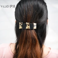 women headwear 2017 new vintage hair barrette acetate leopard hair clip cute hair accessories for women