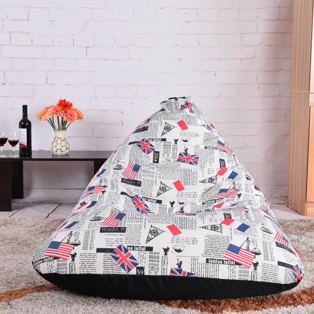 LEVMOON Beanbag диван Европейская мода Seat Zac удобная сумка Bean покрывало для кровати без