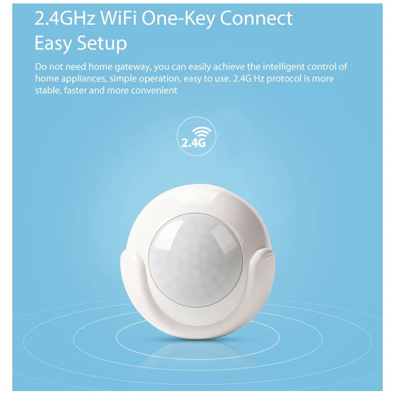 SMARSECUR Беспроводной Wi-Fi PIR датчик движения сигнализации детектор модули для автоматизации умного дома работает IFTTT Smart Life APP
