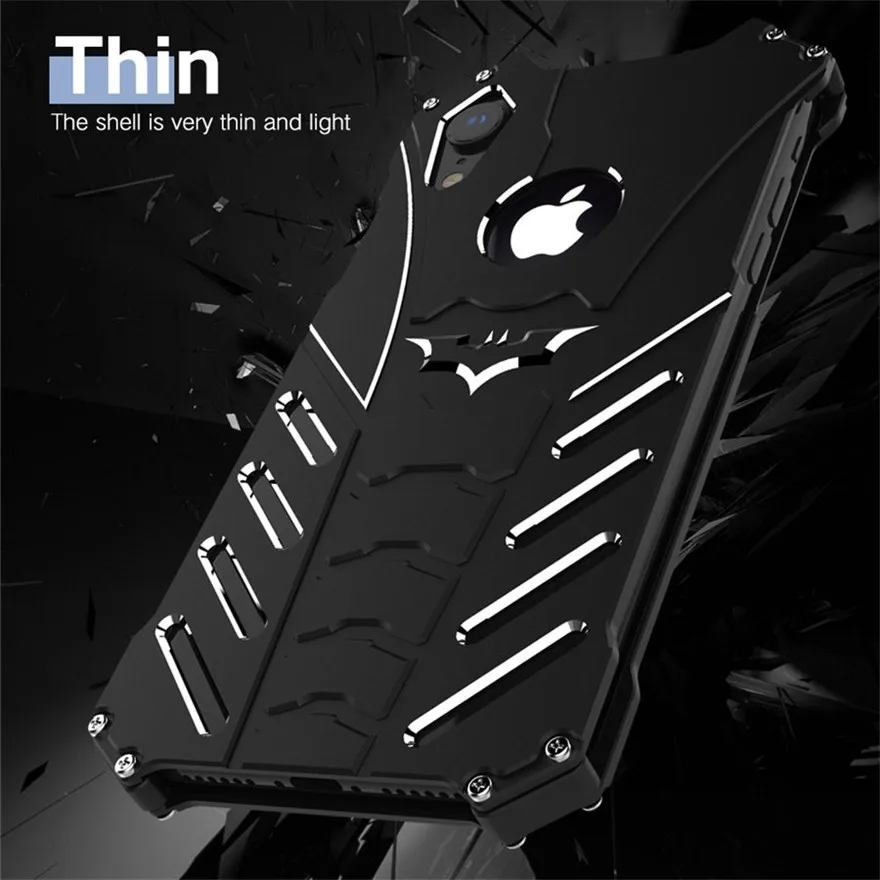 Для iPhone XS Max чехол оригинальный R-JUST роскошный бронированный Алюминиевый