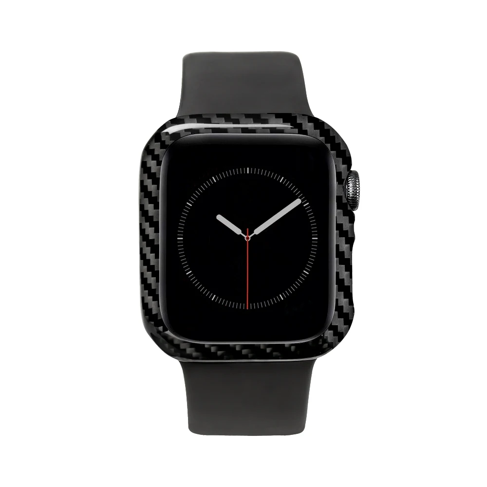 MCASE 2019 роскошный Ультратонкий из настоящего углеродного волокна для Apple Watch серии