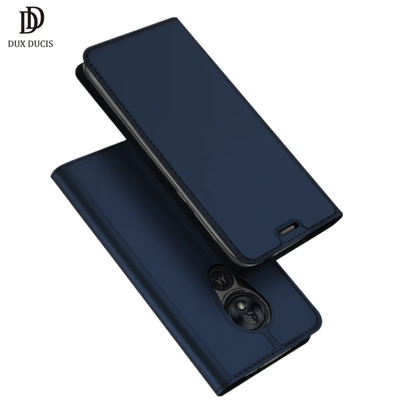 Роскошный чехол-книжка из искусственной кожи с откидной крышкой для Motorola Moto G7 Power