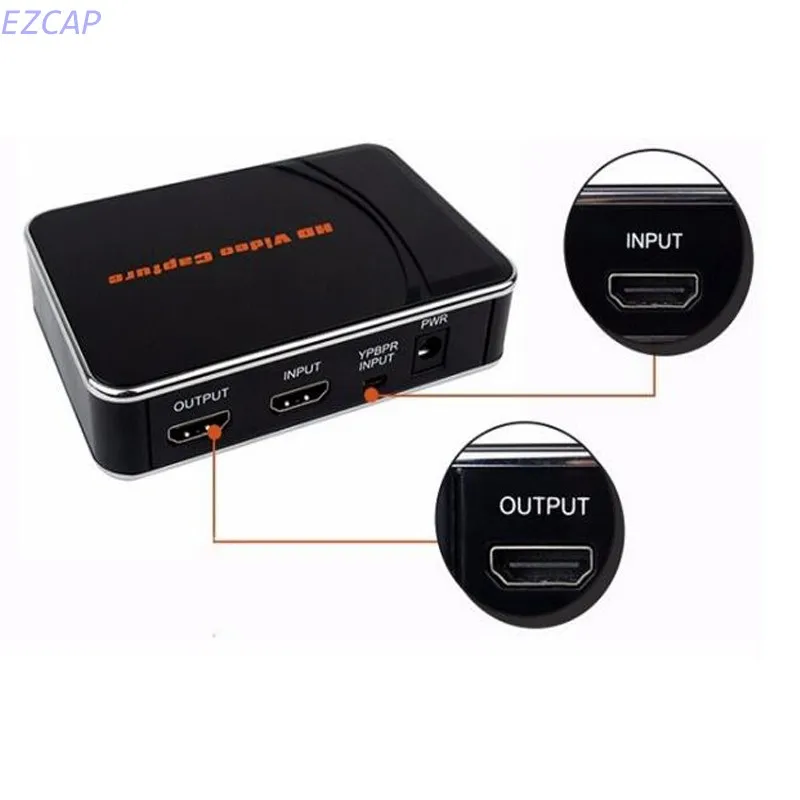 2017 Новый воспроизводитель vhs захват 1080P HDMI/YPbPr видео в HDMI USB флэш диск напрямую без