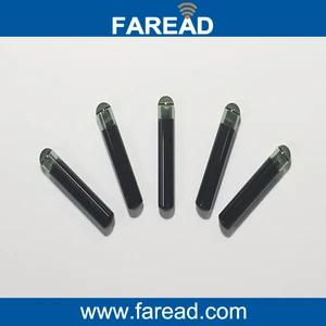 X40pcs RFID-метки 4*22 мм ISO 117845, стеклянная метка микрочип, низкая частота для сертификации ICAR