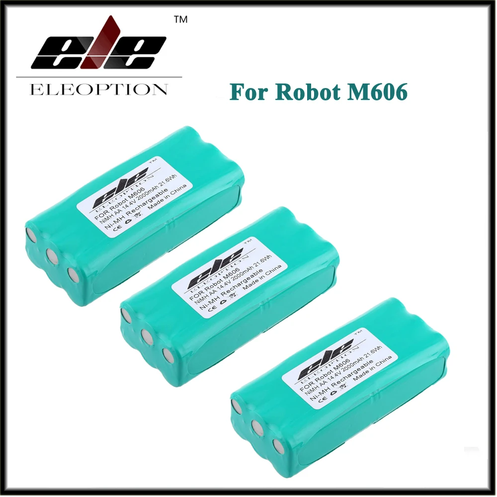 Высокое качество 3x Eleoption 14 4 вольт в 2000 мАч 2.0Ah сменный никель металлогидридный