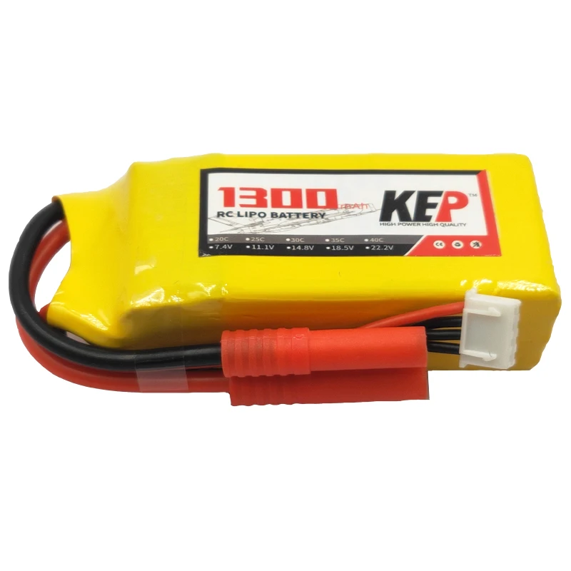 11 1 V Высокая Ёмкость Перезаряжаемые Lipo Батарея 3S 1300 мАч v 30C 40C MAX60 80C провод с