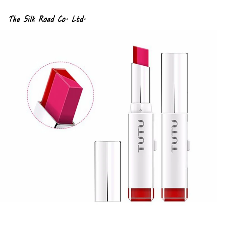 2018 10 Color Gloss Korea Makeup Lips Cosmetic Face Make Up Waterproof Double Gradient Lipstick |