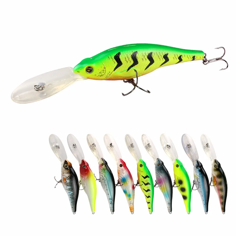 

JonStar quality 14cm/21g Minnow deep diving 0.5-5m Sea Bass Fishing lure fake bait Jerkbait Hard bait products for Pike fishing