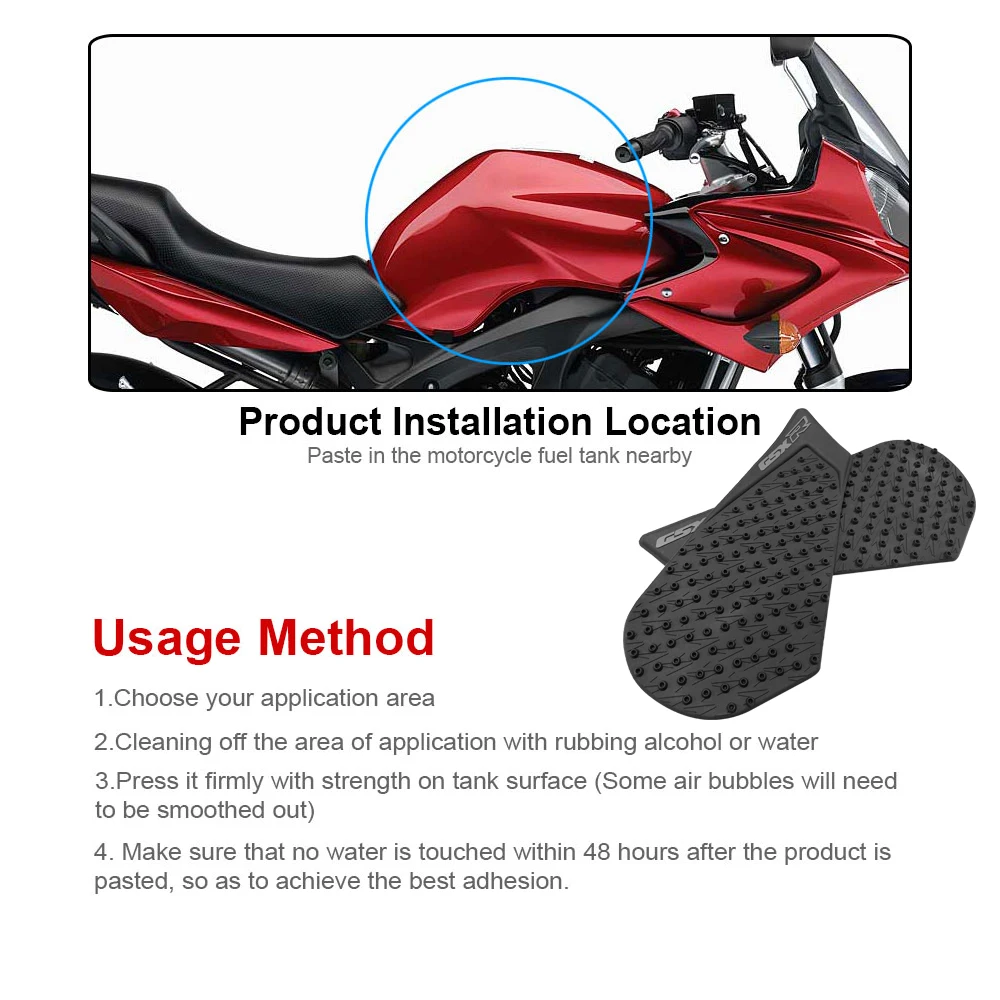 Для SUZUKI GSXR600 GSXR750 2011 2012 2013 2014 мотоциклетная наклейка защита против скольжения