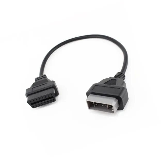 Для Nissan 14Pin до 16Pin OBD2 Женский адаптер подходит для диагностический инструмент