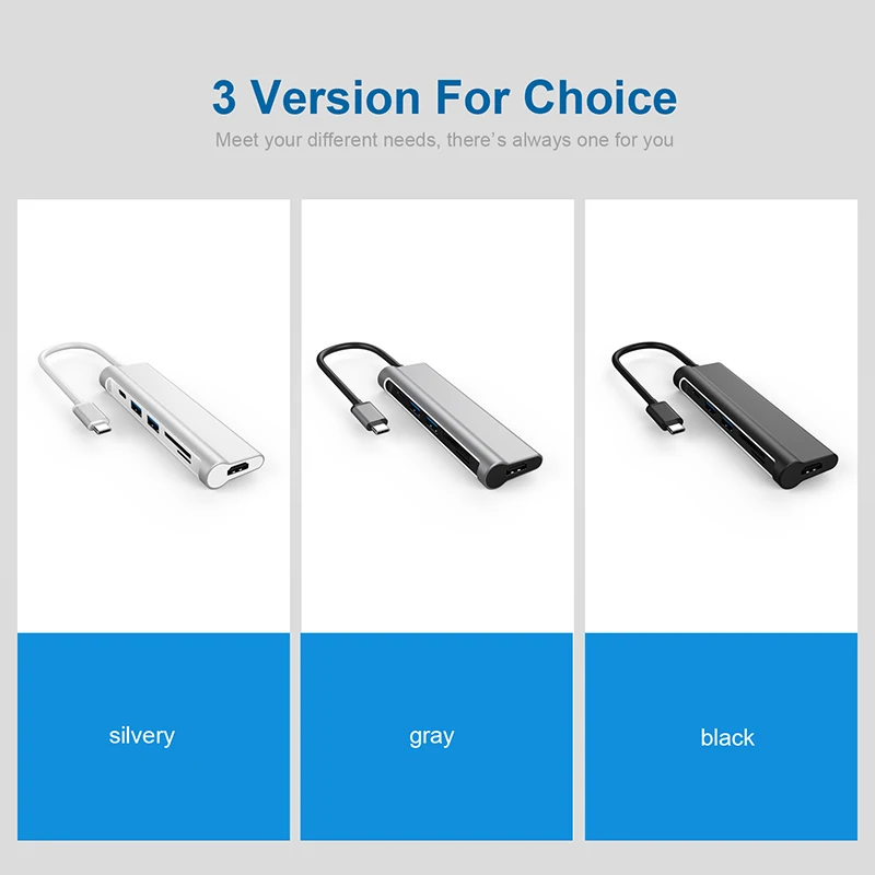 DZLST USB C концентратор для type-C зарядка PD 3 0 SD/TF кардридер HDMI MacBook samsung S9/S8/S9 + huawei P20 Pro