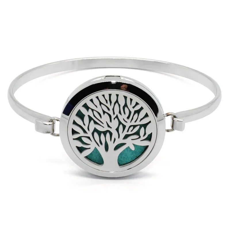 

Духи диффузор для эфирных масел медальон браслет Древо жизни браслет из нержавеющей стали ювелирные изделия для мужчин и женщин, подарок