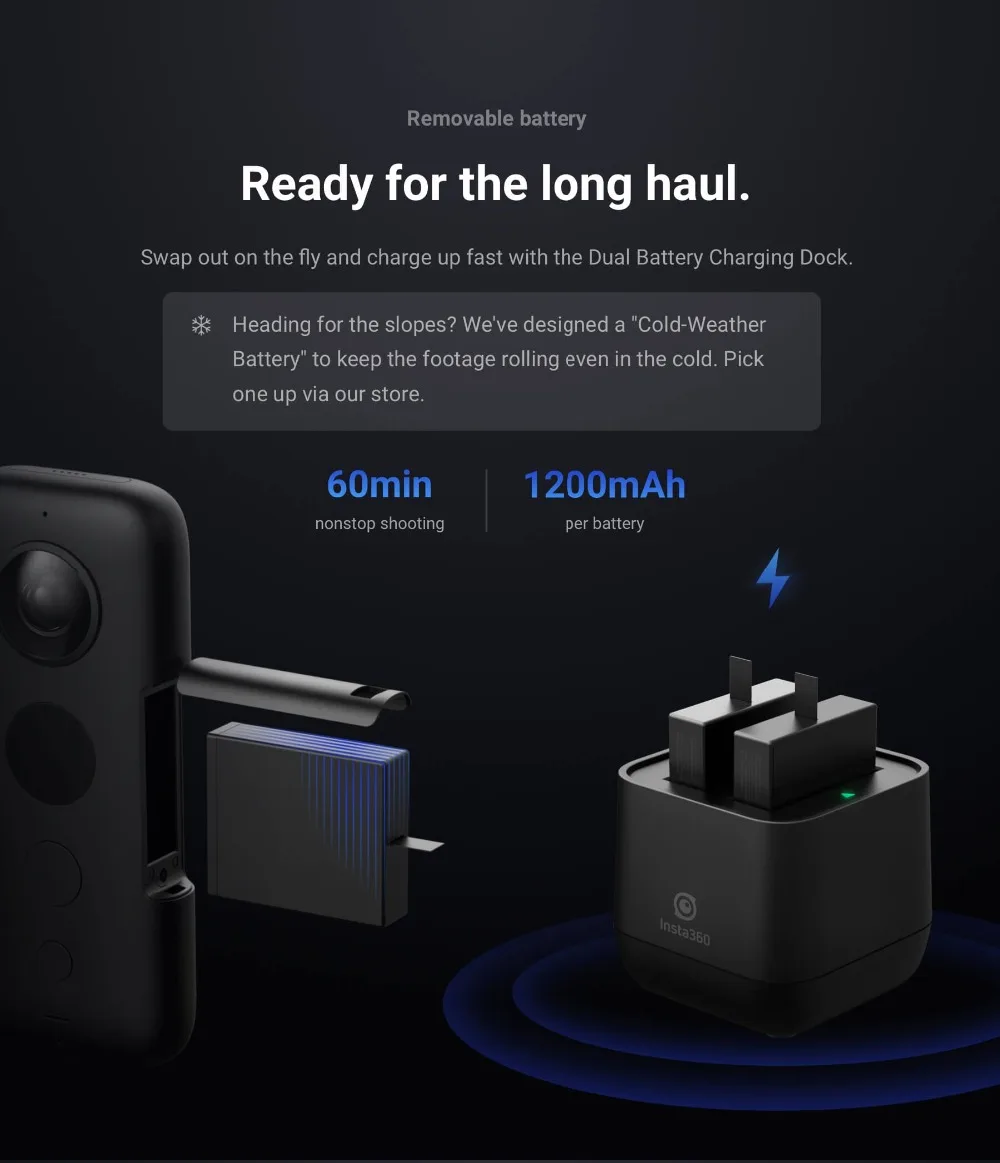 Insta360 ONE X Спортивная Экшн-камера 5,7 K видео VR 360 для iPhone и Android youtube камера экшн-камера видео в реальном времени