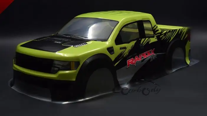 1/10 SC10 Shore Truck Body подходит для Pro Line True Scale FFord Raptor F150 прозрачный/Окрашенный корпус 2