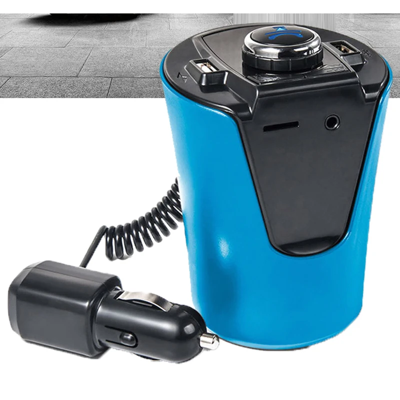 Новый bluetooth автомобильный комплект громкой связи Fm передатчик MP3 плеер с двойным
