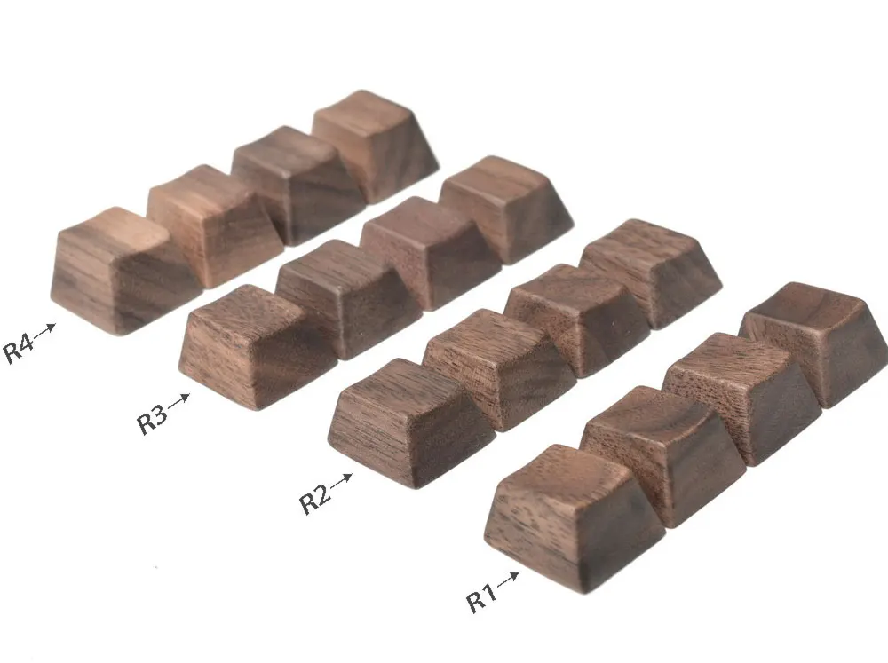 Walunt wood keycap oem профиль для механической клавиатуры mx R4 R3 R2 R1 WASD клавиши со стрелками 6.25u пробел