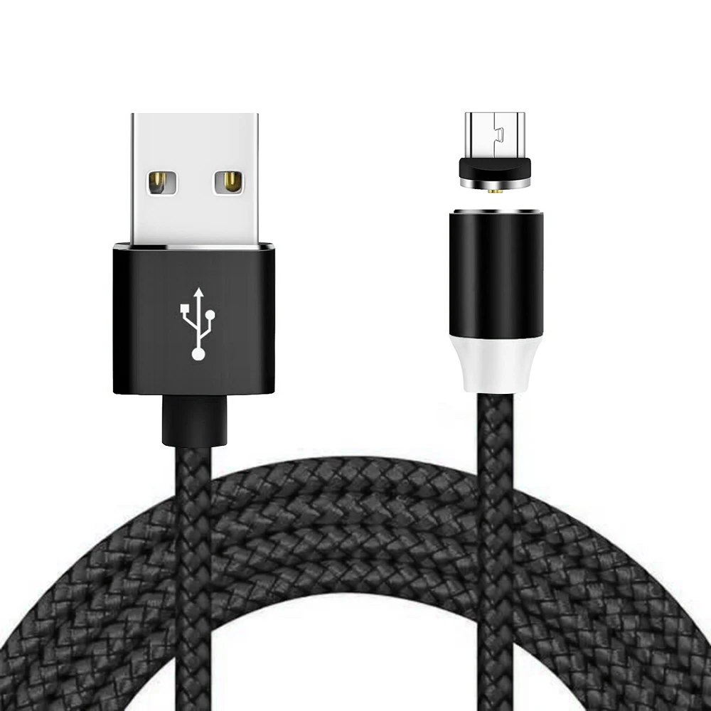 for micro usb 01 1 м светодиодный магнитный Micro USB кабель для iPhone 6 7 8 X XR XS samsung type C кабель для передачи данных для Xiaomi huawei LG зарядный адаптер - Цвет: for micro usb 01