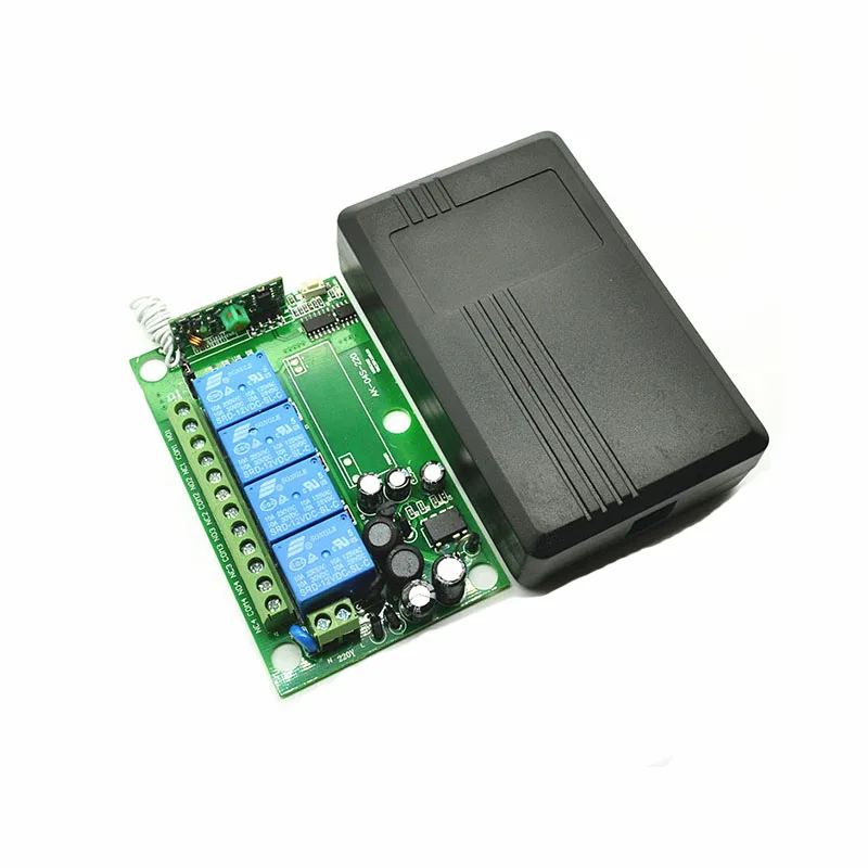AC85v ~ 250V 110V 220V 230V 4CH RF беспроводной пульт дистанционного управления релейный