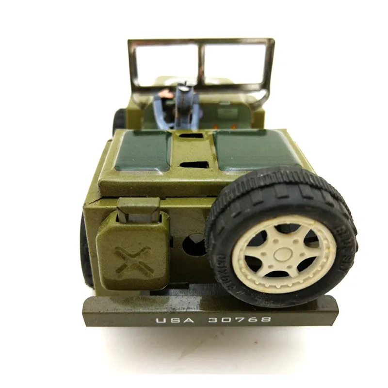 Классическая Автомобильная Оловянная заводная игрушка для внедорожника