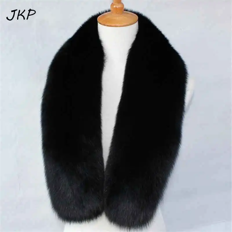 JKP*2018 new 100% genuine fox fur shawl imported scarf collar original color wool super | Аксессуары для одежды
