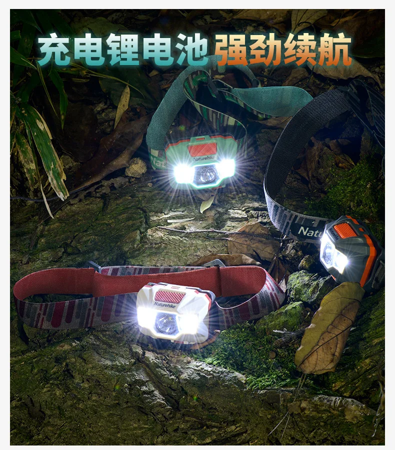 Naturehike USB зарядка светодиодный налобный фонарь походный головной светильник наружный светильник водонепроницаемый головной светильник s Go рыболовный головной светильник NH00T002-D