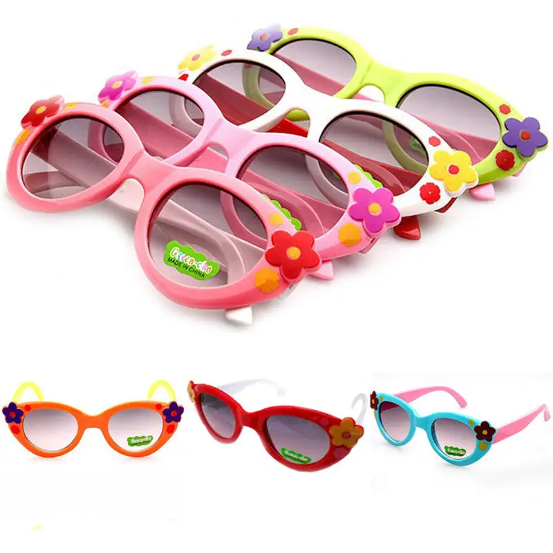Детские Солнцезащитные Очки Девочка Мальчики Дети Смолы Симпатичный Дизайн Моды