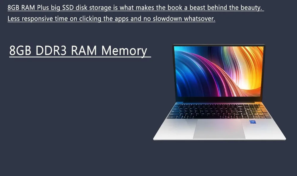 15,6 дюймов 8 ГБ ОЗУ 512 ГБ SSD Intel четырехъядерный 2,4 ГГц USB 3,0 HDMI 1920*1080 HD экран Windows ультрабук ноутбук компьютер