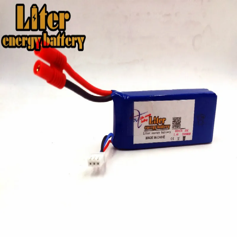 7 4 V 2500mAh 25C батарея дрона 903475 для RC MJX X101/MJX X102H SYMA X8C X8W X8G X8HC X8HW X8HG Wltoys V262