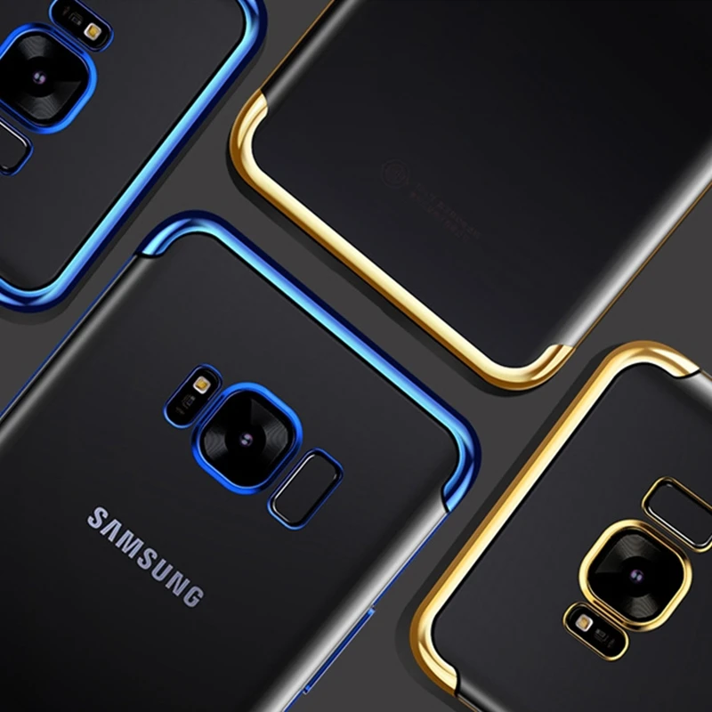 Ультратонкий Прозрачный мягкий чехол из ТПУ для samsung galaxy S8 Plus Note 8 J2 J5 Prime Чехлы A3 A5