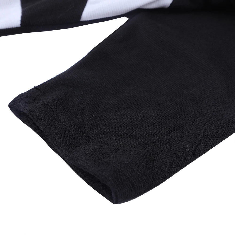 

OTEN 2020 Autumn Black White Contrast color 3/4 Sleeve O-Neck bodycon Sexy Back Zipper Slim Knee-Length Midi Pencil dress work