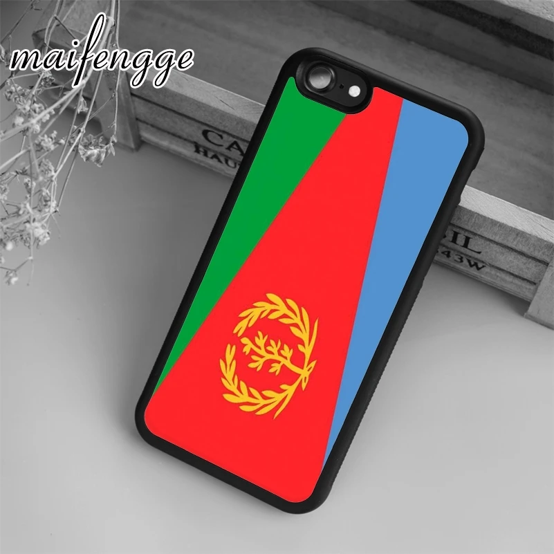 Чехол maifengge с флагом Эритреи для iPhone 5 6 6s 7 8 plus X XR XS max 11 12 Pro Samsung Galaxy S7edge S8 S9 S10|case