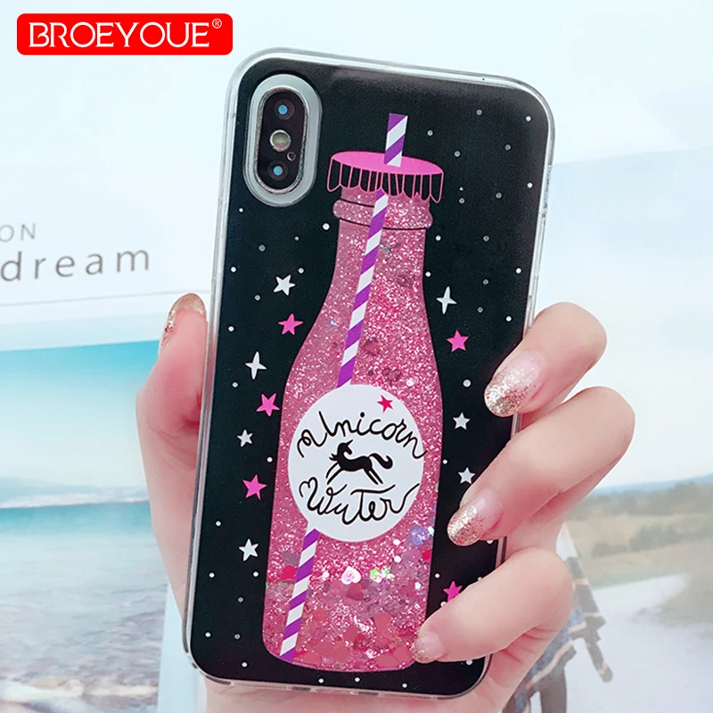 Милые с героями мультфильмов чехол “бутылка” для iPhone XE Макс XR X SE 8 7 6 S Plus 5 5S