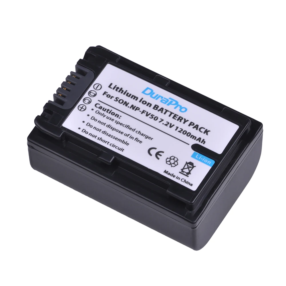 Durapro 1 шт. NP-FV50 NPFV50 NP FV50 Перезаряжаемые Камера Батарея+ USB Зарядное устройство для SONY FV50 HDR DCR DVD308 508 405 505 203 103