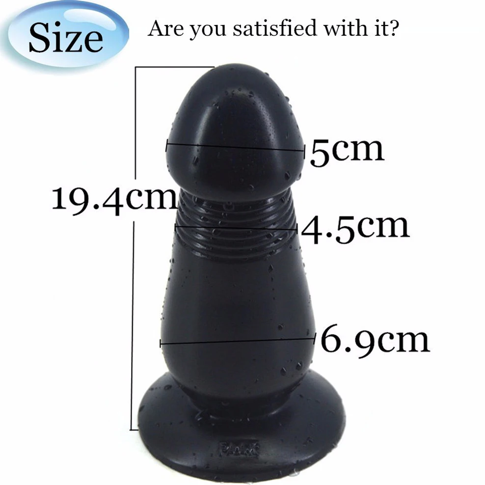 FAAK Black Dildo Suction Big Anal Large Plug Sex Toys Butt Couple Flirt Women man Masturbate Discreet Package | Красота и здоровье