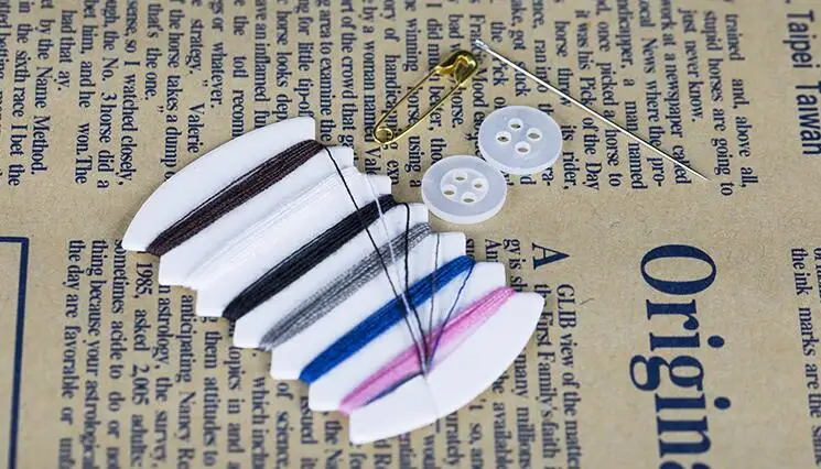 1000 упак./лот портативный мини-набор для шитья дорожные швейные наборы вышивка