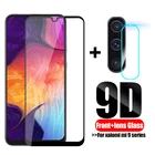 Закаленное стекло 9D 2-в-1 для samsung galaxy a10 a20 a30 a40 a50, Защитная пленка для объектива камеры, стекло для samsung a 30 40 50