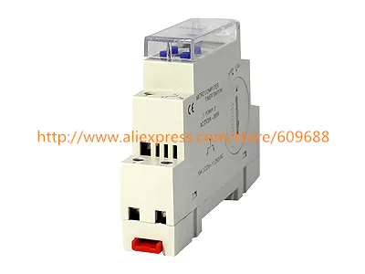 DIN рейка микро телефон переключатель AC/DC 24 265V ZYT20 тонкий цифровой таймер 10A В