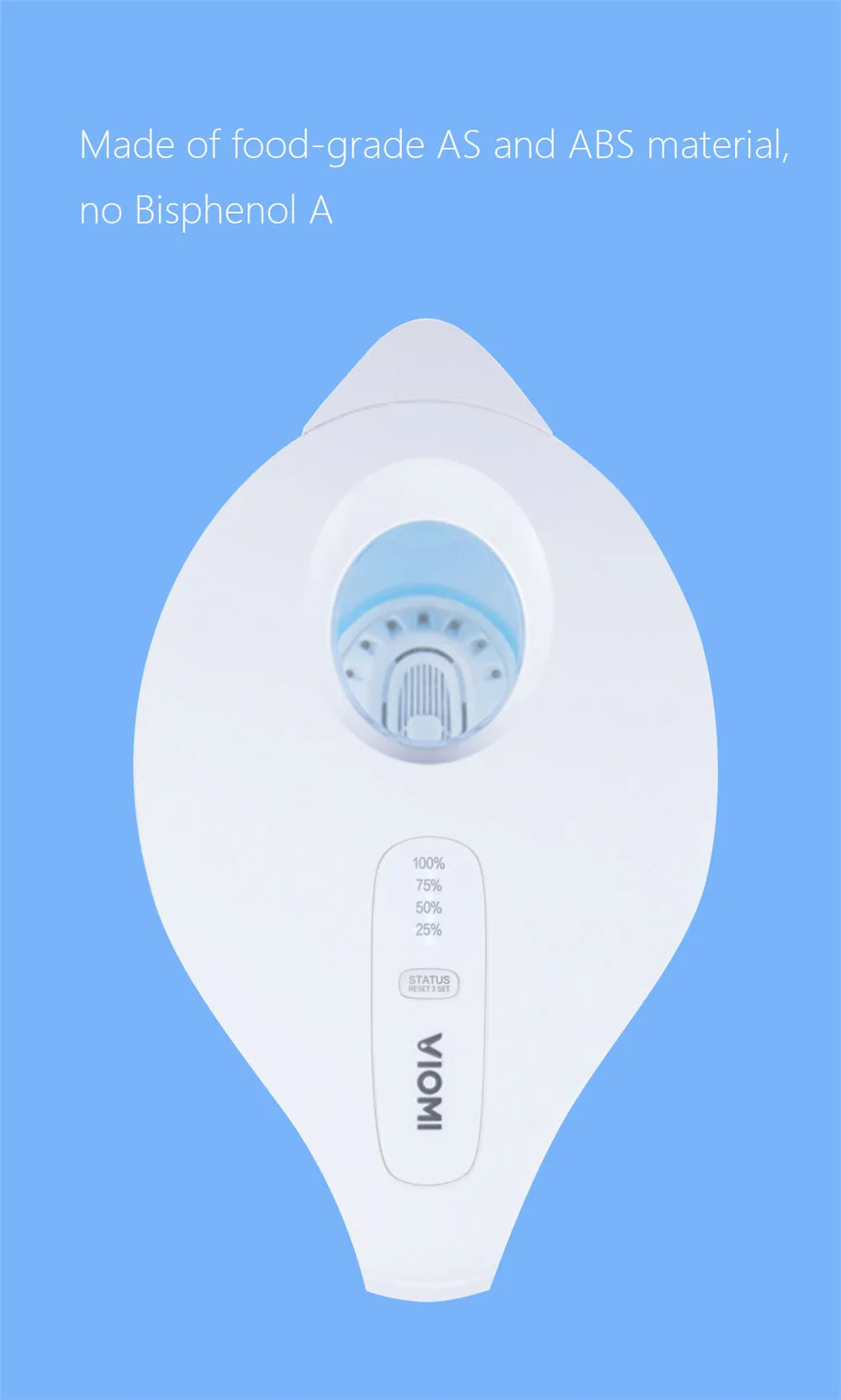 Xiaomi Mijia Viomi супер фильтр чайник Ультрафиолетовый дезинфекция семь тяжелых мульти эффект фильтры L1 Модель чайник для воды