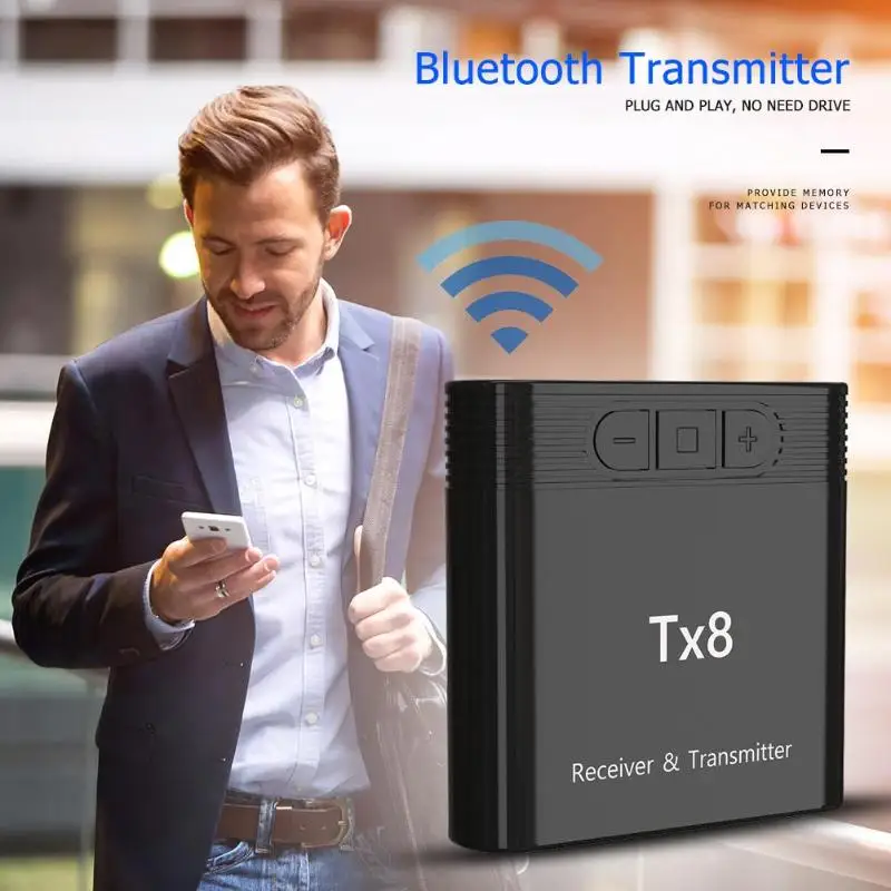 TX8 беспроводной Bluetooth 4 0 передатчик приемник для наушников ПК ноутбука планшета
