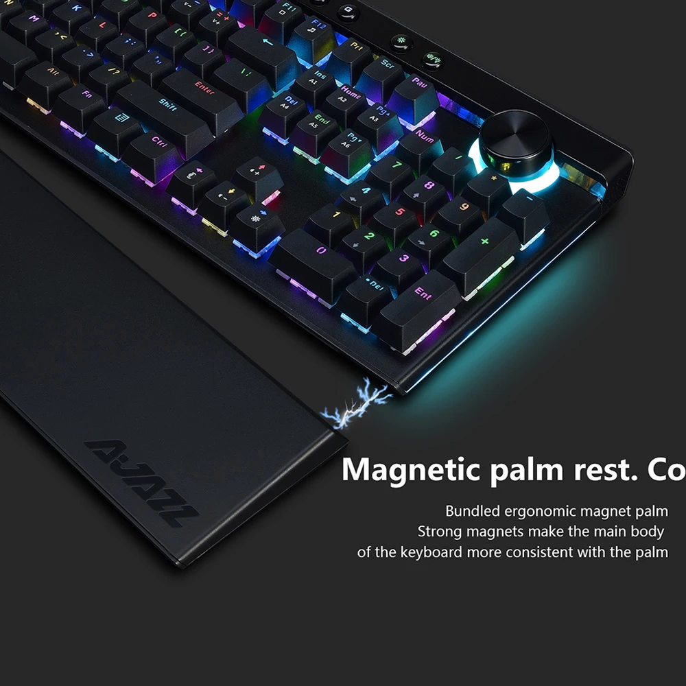 Ajazz AK45 Проводная Механическая клавиатура с 111 клавишами USB3.0 RGB подсветка
